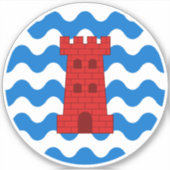 SCA Isles Vinyl Sticker (Voorkant)
