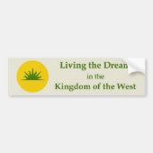 SCA Kingdom of the West Bumper Sticker (Voorkant)
