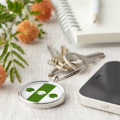 SCA Lagerdamm ronde, kleine (1,44") Sleutelhanger (Zijkant)