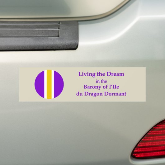 SCA l'Ile du Dragon Dormant bumpersticker (Op auto)