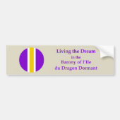 SCA l'Ile du Dragon Dormant bumpersticker (Voorkant)