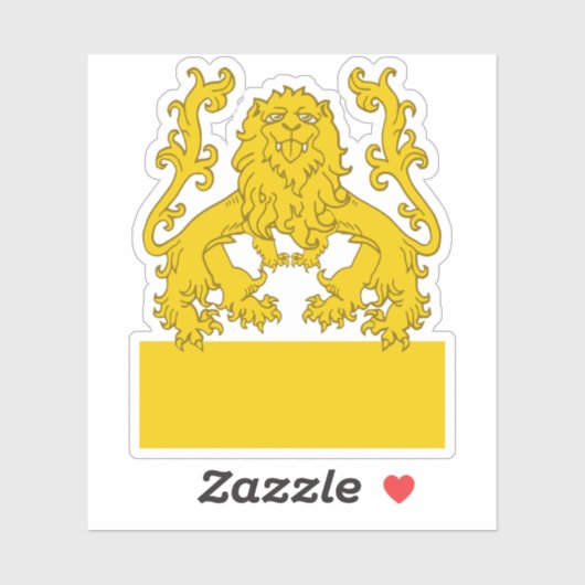 SCA Lions Einde Vinyl Sticker (Vel)