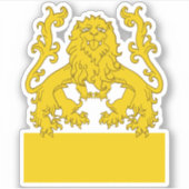 SCA Lions Einde Vinyl Sticker (Voorkant)