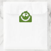 SCA Loch Soilleir Populace Badge Square Sticker (Tas)