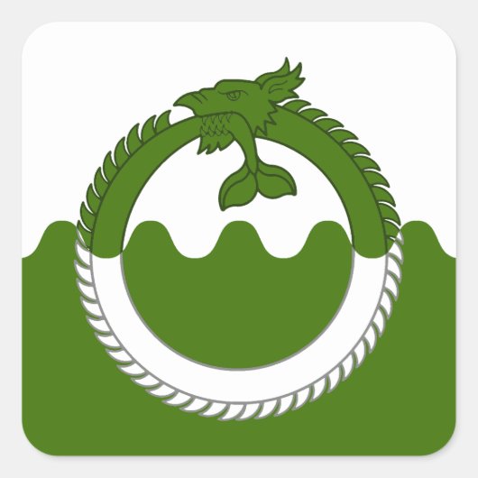 SCA Loch Soilleir Populace Badge Square Sticker (Voorkant)