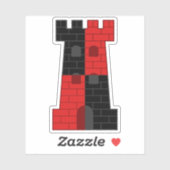 SCA Lonely Tower Custom-Cut Vinyl Sticker (Vel)