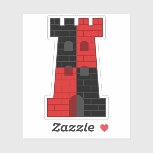 SCA Lonely Tower Custom-Cut Vinyl Sticker (Vel)