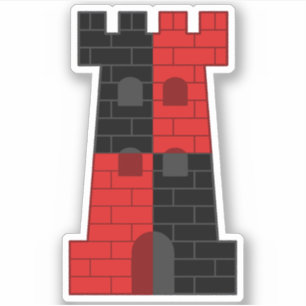SCA Lonely Tower Custom-Cut Vinyl Sticker