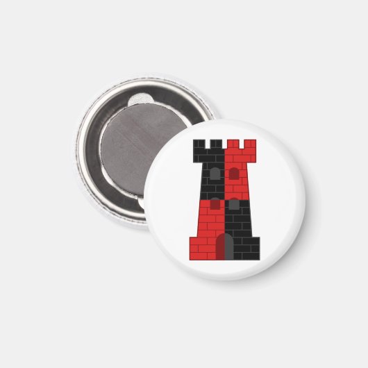 SCA Lonely Tower Magneet (Voorkant / Achterkant)