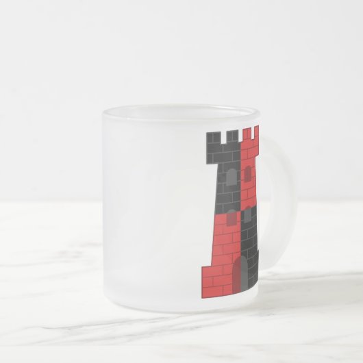 SCA Lonely Tower Matglas Koffiemok (Voorkant rechts)