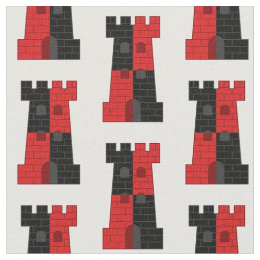 SCA Lonely Tower Populace Badge Fabric Stof (Close Up)