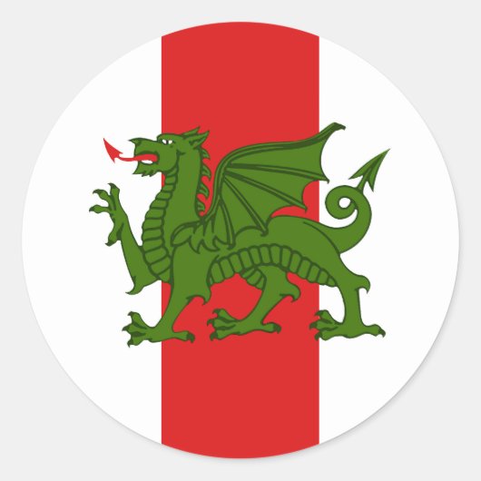 SCA Midrealm Populace Badge Classic Ronde Sticker (Voorkant)