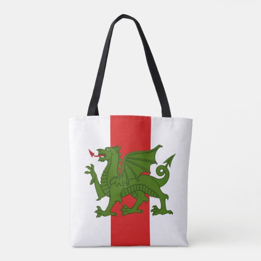 SCA Midrealm populatie badge Canvas tas (Achterkant)