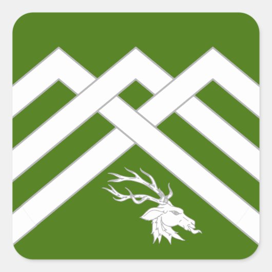 SCA Misty Ridge Bevolkingsbadge Sticker (Voorkant)