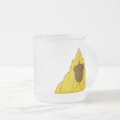 SCA Mountain Edge Frosted Glass Coffee Mok (Voorkant rechts)
