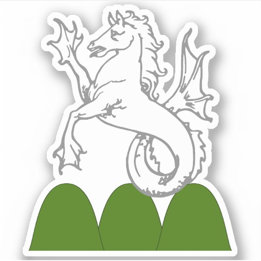 SCA Mountain Freehold op maat gesneden vinyl Stick Sticker (Voorkant)