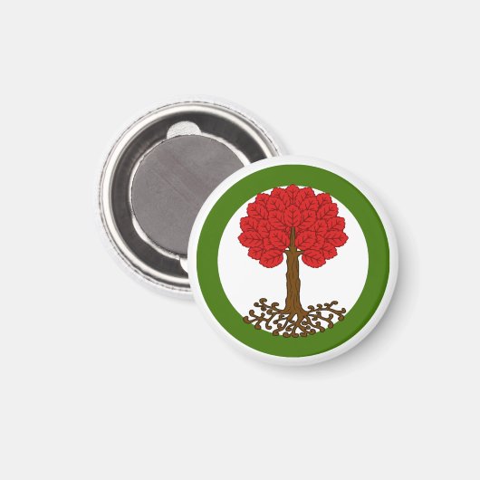 SCA Myrgan Wood Magnet (Voorkant / Achterkant)