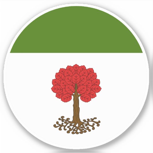 SCA Myrgan Wood Vinyl Sticker (Voorkant)