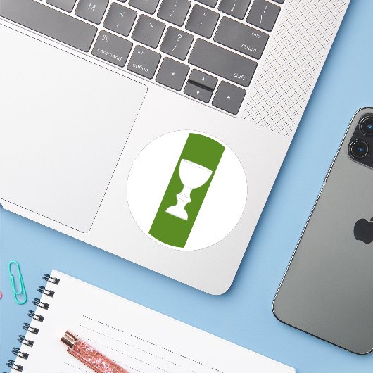 SCA Myrgenfeld Vinyl Sticker (Laptop met iPhone)