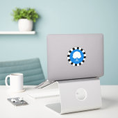 SCA Myrtle Holt Vinyl Sticker (Laptop op bureau)