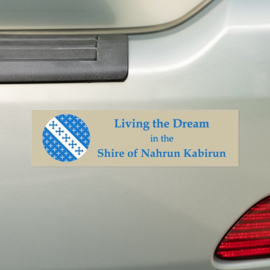 SCA Nahrun Kabirun bumpersticker (Op auto)