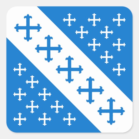 SCA Nahrun Kabirun Populace Badge Vierkante Sticke Sticker (Voorkant)