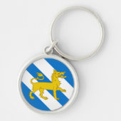 SCA Northpass ronde, kleine (1,44") Sleutelhanger (Voorkant)