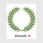 SCA Orde van de Laurel Custom-Cut Vinyl Sticker (Vel)