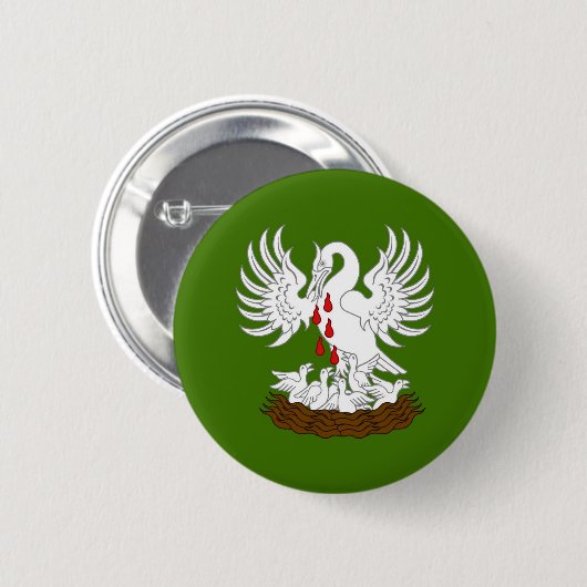 SCA Orde van de Pelikaan Button (Voorkant /achterkant)