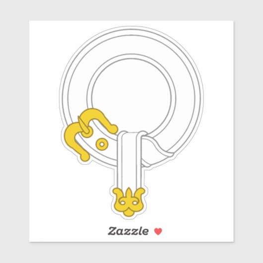 SCA orde van ridderlijkheid Custom-Cut Vinyl Stick Sticker (Vel)