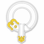 SCA orde van ridderlijkheid Custom-Cut Vinyl Stick Sticker (Voorkant)