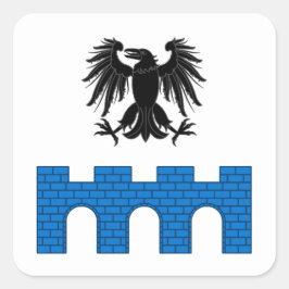 SCA Ravensbridge Populace Badge Vierkante Sticker