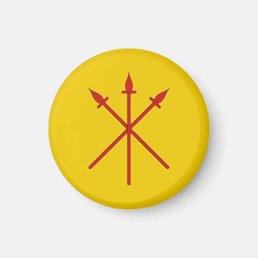 SCA Red Spears Magneet (Voorkant)