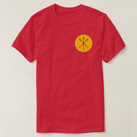 SCA Red Spears T-shirt (Design voorkant)