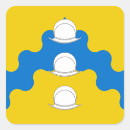 SCA Rio de las Animas Populace Badge Vierkante Sticker