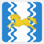 SCA Ritterwald Populace Badge Vierkante Sticker (Voorkant)