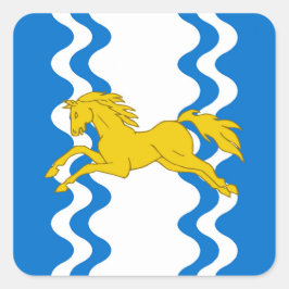 SCA Ritterwald Populace Badge Vierkante Sticker