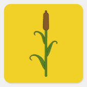 SCA Rokeclif Populace Badge Vierkante Sticker (Voorkant)