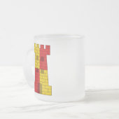 SCA Rokkehealdan Frosted Glass Coffee Mok (Voorkant links)