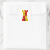 SCA Rokkehealdan Populace Badge Vierkante Sticker (Tas)