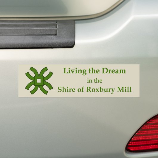 SCA Roxbury Mill Bumper Sticker (Op auto)