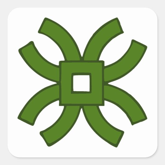 SCA Roxbury Mill Populaire badge Vierkante Sticker (Voorkant)