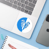 SCA Ruantallan Vinyl Sticker (Laptop met iPhone)