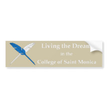 SCA Saint Monica bumpersticker