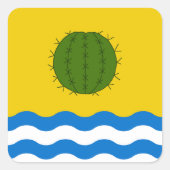 SCA Sandeshend Populaire badge Vierkante Sticker (Voorkant)