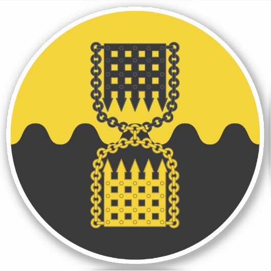 SCA Schattentor Vinyl Sticker (Voorkant)