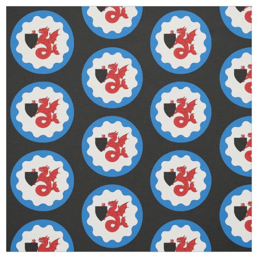SCA Seashire Populace Badge Fabric Stof (Swatch)