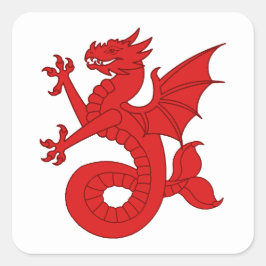 SCA Seashire Populace Badge Vierkante Sticker