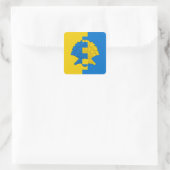 SCA Seawinds Populace Badge Vierkante Sticker (Tas)