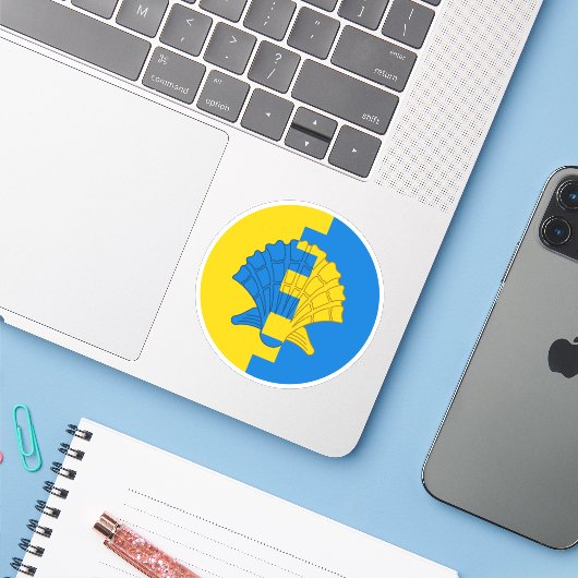 SCA Seawinds Vinyl Sticker (Laptop met iPhone)